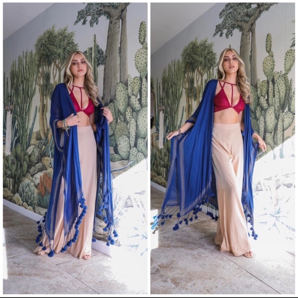 The AZUL Tassel Border Kimono